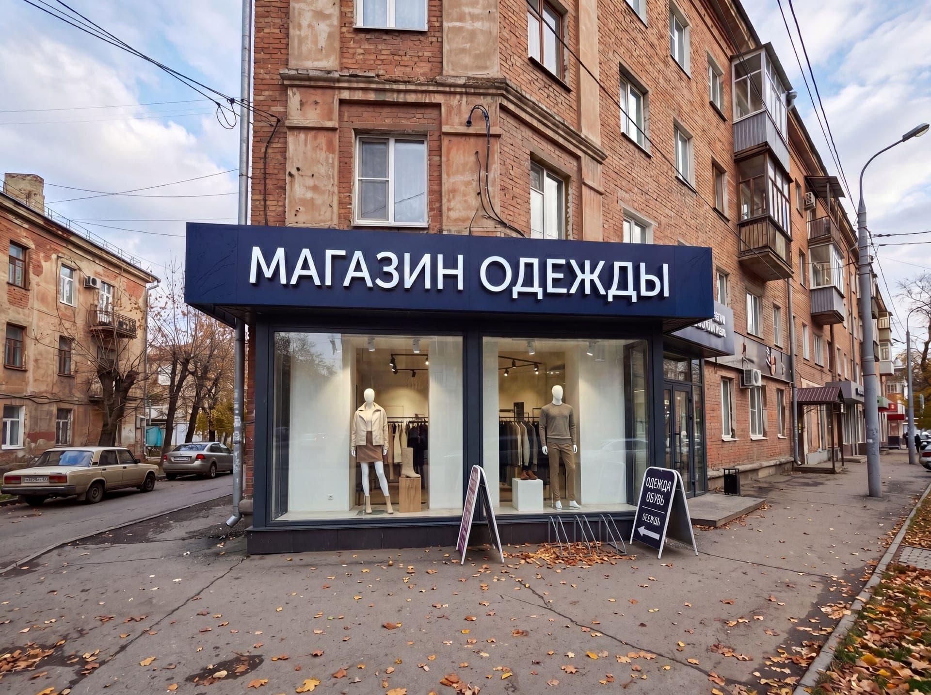 После: Магазин одежды на пр. Ленина, май 2026