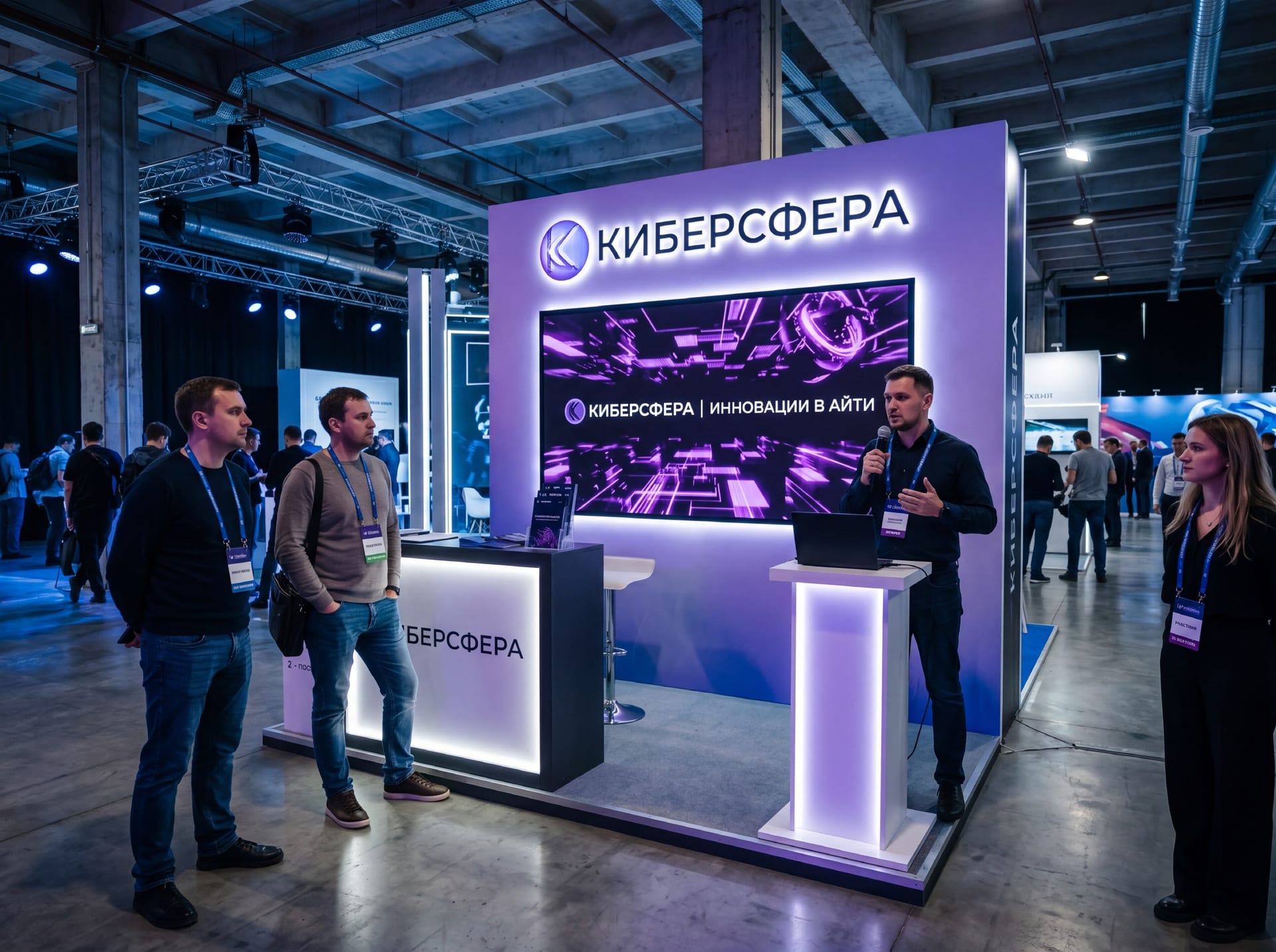 Выставочный стенд — IT-конференция «Город IT» в Томске
