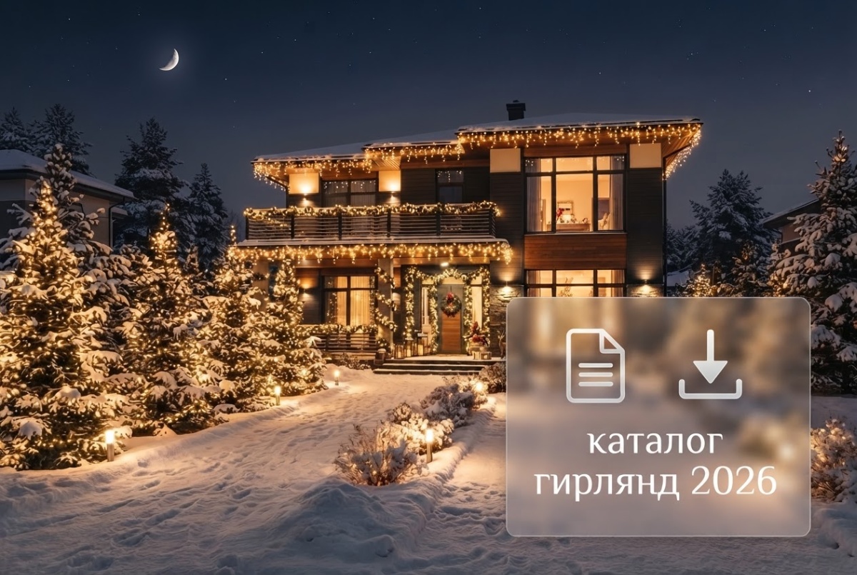 Подготовили новый каталог с гирляндами и оформлением — Зонд-Реклама, Томск